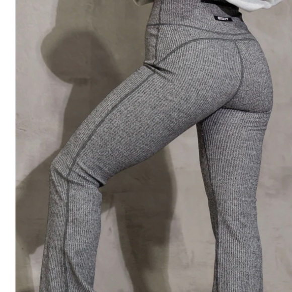 ECHT Pants & Jumpsuits Echt Comfort Flare Grey Marl Sz S Fits Like